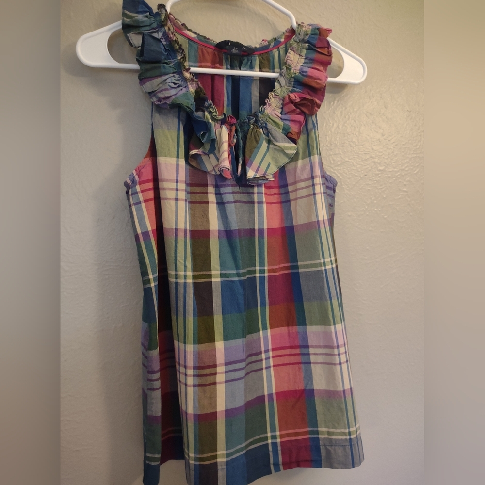 Tommy Hilfiger Sleeveless Plaid Top Size Small - Picture 2 of 9